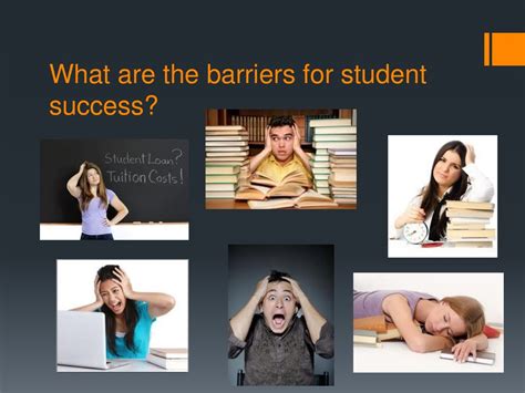What are three major act success barriers for students